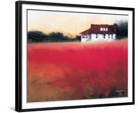 Profile in Red-Thomas Stotts-Framed Giclee Print