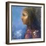 Profile: Le Drapeau-Odilon Redon-Framed Giclee Print