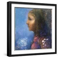 Profile: Le Drapeau-Odilon Redon-Framed Giclee Print