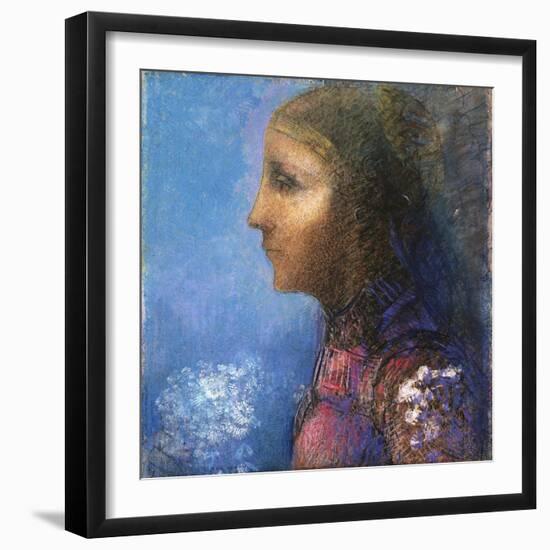 Profile: Le Drapeau-Odilon Redon-Framed Giclee Print