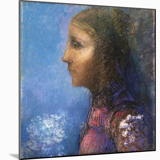 Profile: Le Drapeau-Odilon Redon-Mounted Giclee Print