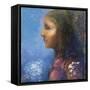 Profile: Le Drapeau-Odilon Redon-Framed Stretched Canvas