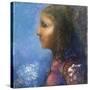 Profile: Le Drapeau-Odilon Redon-Stretched Canvas