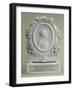Profile Medallion of Louis Xvi in 1770 When Dolphin-null-Framed Giclee Print