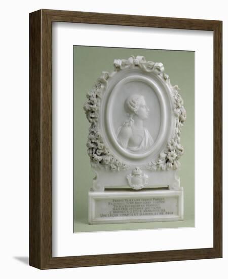 Profile Medallion of Louis Xvi in 1770 When Dolphin-null-Framed Giclee Print