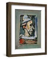 Profile of a Clown-null-Framed Giclee Print