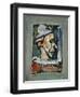 Profile of a Clown-null-Framed Giclee Print