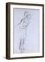 Profile of a Dancer-Edgar Degas-Framed Giclee Print