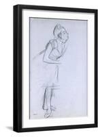 Profile of a Dancer-Edgar Degas-Framed Giclee Print