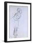 Profile of a Dancer-Edgar Degas-Framed Giclee Print