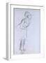 Profile of a Dancer-Edgar Degas-Framed Giclee Print