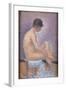 Profile of a Model-Georges Seurat-Framed Art Print