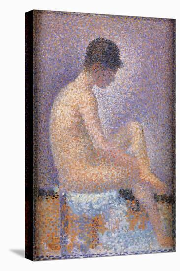 Profile of a Model-Georges Seurat-Stretched Canvas