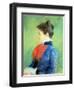 Profile of a Woman Wearing a Jabot-Mary Cassatt-Framed Premium Giclee Print