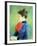 Profile of a Woman Wearing a Jabot-Mary Cassatt-Framed Giclee Print