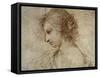 Profile of a Woman-Guercino (Giovanni Francesco Barbieri)-Framed Stretched Canvas