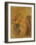 Profile of a Woman-Odilon Redon-Framed Giclee Print