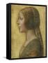 Profile of a Young Fiancee-Leonardo da Vinci-Framed Stretched Canvas