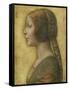 Profile of a Young Fiancee-Leonardo da Vinci-Framed Stretched Canvas