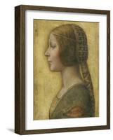 Profile of a Young Fiancee-Leonardo da Vinci-Framed Giclee Print