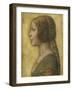 Profile of a Young Fiancee-Leonardo da Vinci-Framed Giclee Print