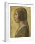 Profile of a Young Fiancee-Leonardo da Vinci-Framed Giclee Print