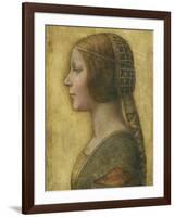 Profile of a Young Fiancee-Leonardo da Vinci-Framed Giclee Print