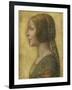 Profile of a Young Fiancee-Leonardo da Vinci-Framed Giclee Print