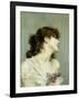 Profile of a Young Woman-Giovanni Boldini-Framed Giclee Print