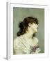 Profile of a Young Woman-Giovanni Boldini-Framed Giclee Print