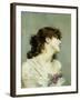 Profile of a Young Woman-Giovanni Boldini-Framed Giclee Print