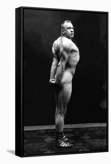 Profile of Arm, Shoulder, and Upper Back Flex-null-Framed Stretched Canvas