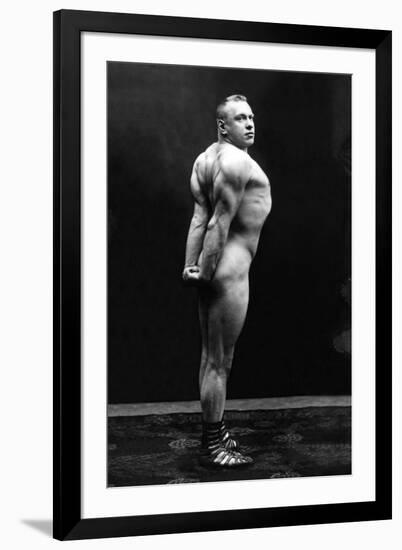 Profile of Arm, Shoulder, and Upper Back Flex-null-Framed Art Print