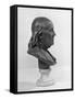 Profile of Benjamin Franklin Statue-null-Framed Stretched Canvas