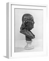 Profile of Benjamin Franklin Statue-null-Framed Photographic Print