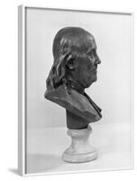 Profile of Benjamin Franklin Statue-null-Framed Photographic Print