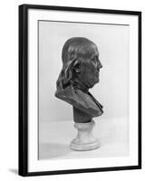 Profile of Benjamin Franklin Statue-null-Framed Photographic Print