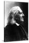 Profile of Franz Liszt, Hungarian Composer and Pianist, 1811-1886-null-Stretched Canvas