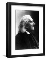 Profile of Franz Liszt, Hungarian Composer and Pianist, 1811-1886-null-Framed Photographic Print