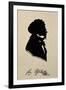 Profile of Franz Schubert-null-Framed Giclee Print