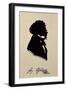 Profile of Franz Schubert-null-Framed Giclee Print