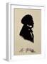 Profile of Franz Schubert-null-Framed Giclee Print