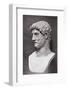 Profile of Hadrian Bust-null-Framed Photographic Print