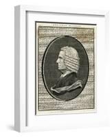 Profile of John Harrison Inventor of the Timekeeper-null-Framed Giclee Print