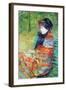 Profile of Lydia-Mary Cassatt-Framed Art Print