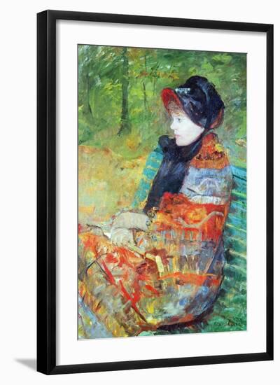 Profile of Lydia-Mary Cassatt-Framed Art Print