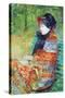 Profile of Lydia-Mary Cassatt-Stretched Canvas