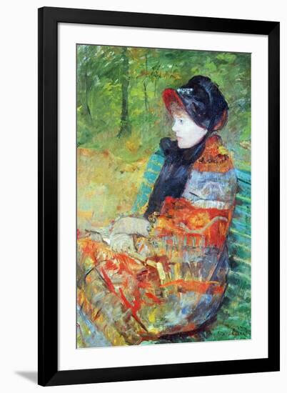 Profile of Lydia-Mary Cassatt-Framed Art Print