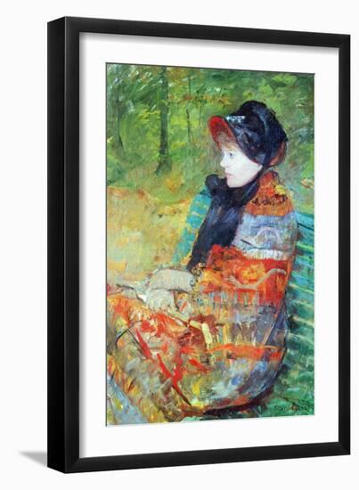 Profile of Lydia-Mary Cassatt-Framed Art Print