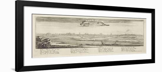 Profile of the City of Paris-Israel, The Younger Silvestre-Framed Giclee Print